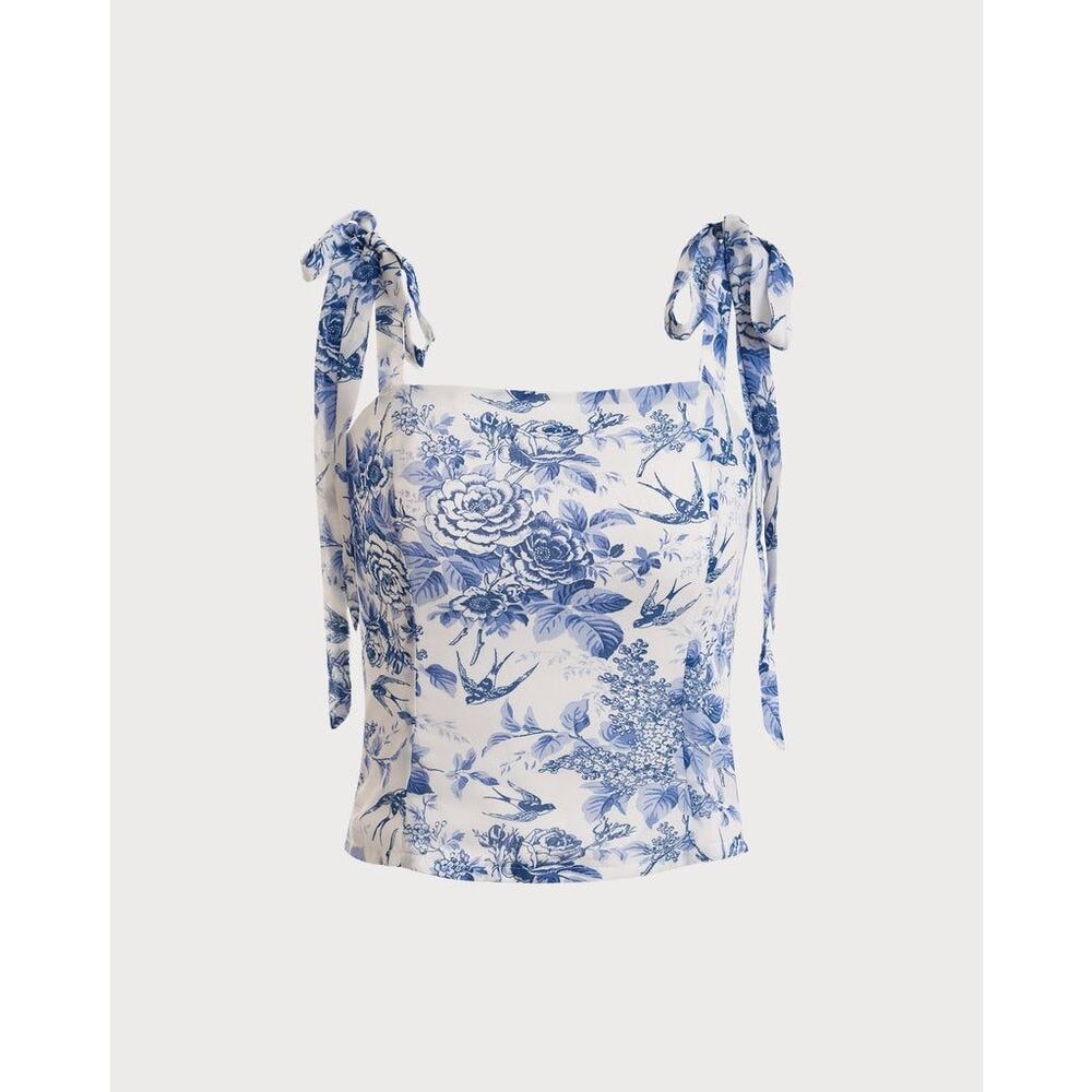 (SALE 5/$25) Rihoas Floral Tank Top